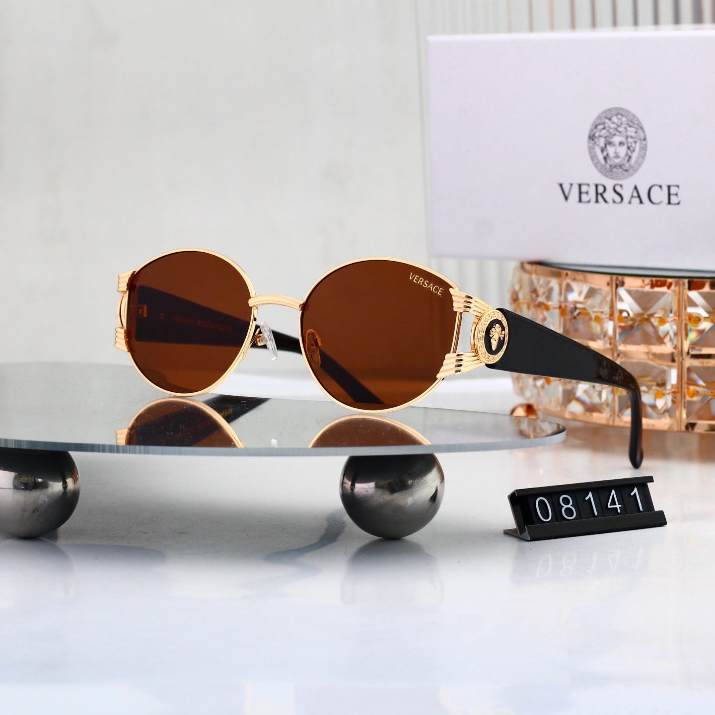 7 colors New hot HD lenses Full frame Sunglasses 08141