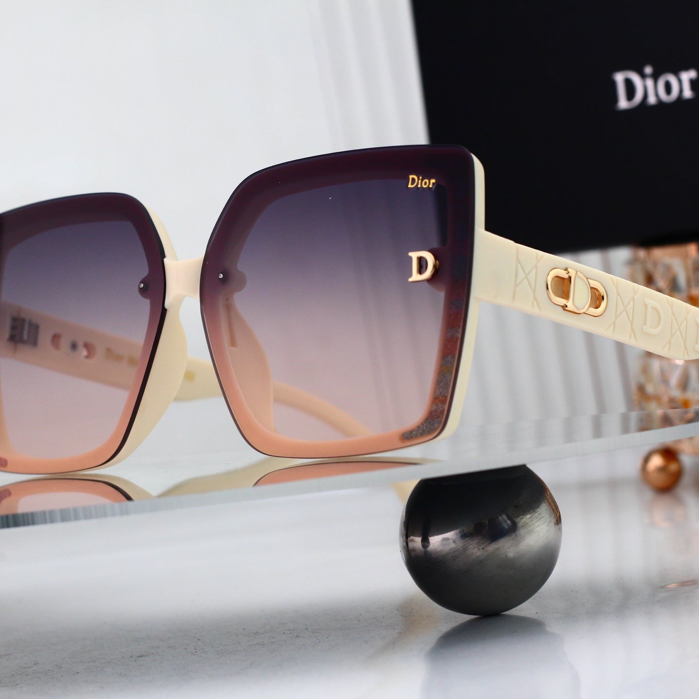 4 colors New hot HD lenses Full frame design sunglasses 4033