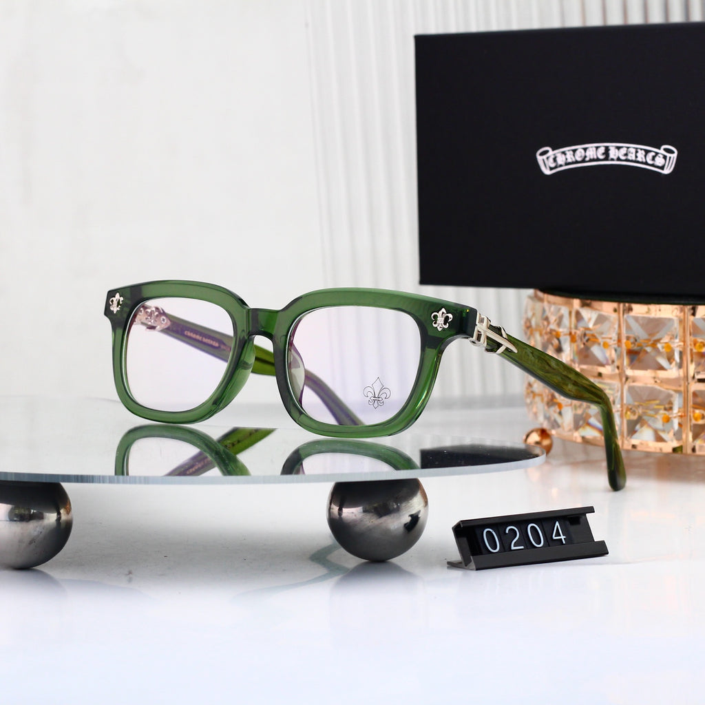 Fashion 6 Color Plain Glasses 0204