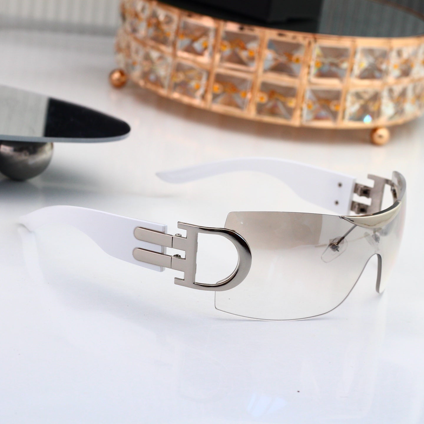 9 colors New hot HD lenses No borders design sunglasses 91036