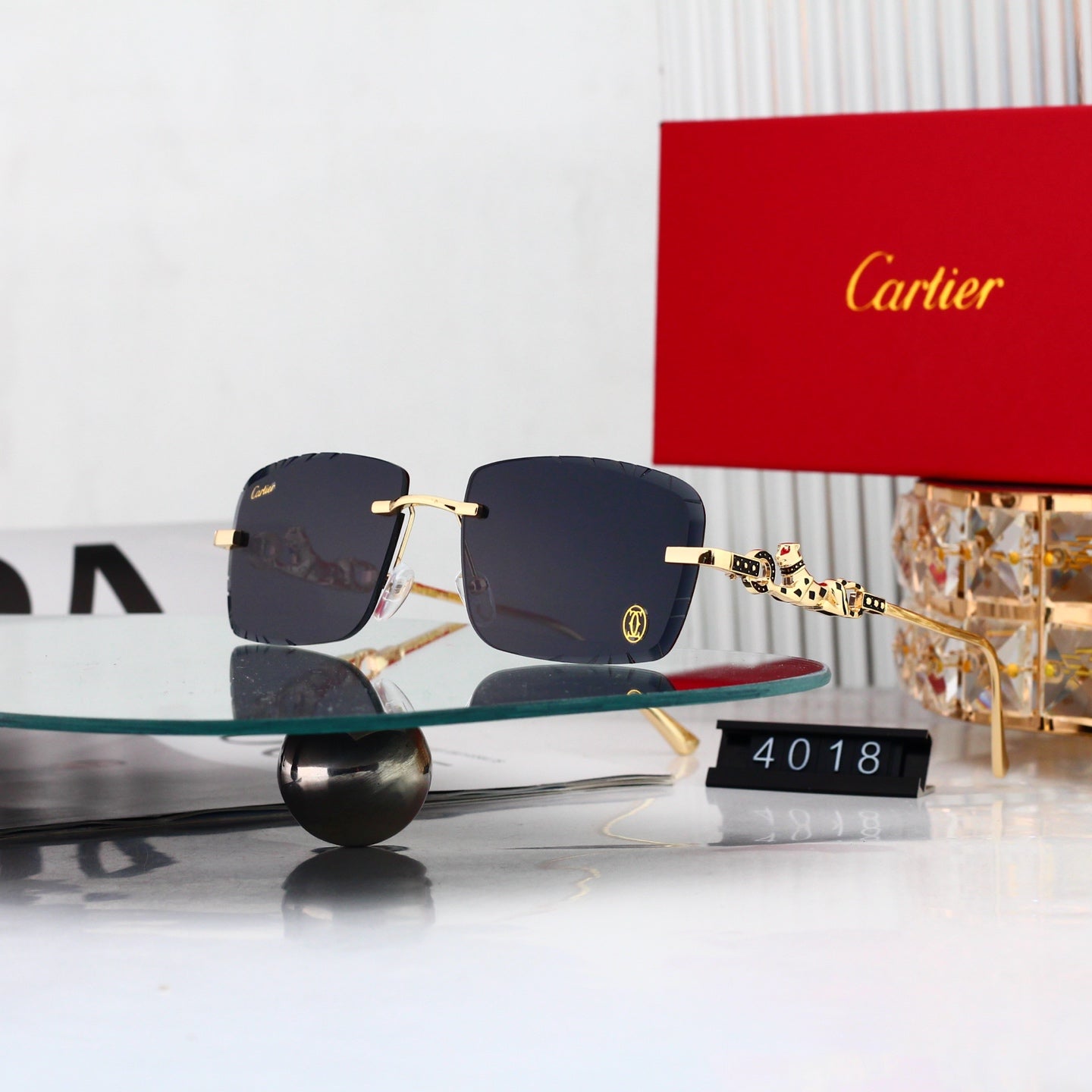 Fashion hot 6 color sunglasses 4018