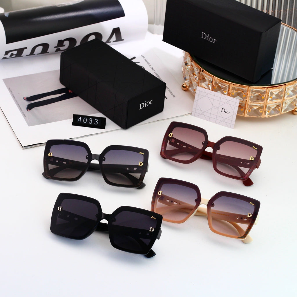 4 colors New hot HD lenses Full frame design sunglasses 4033