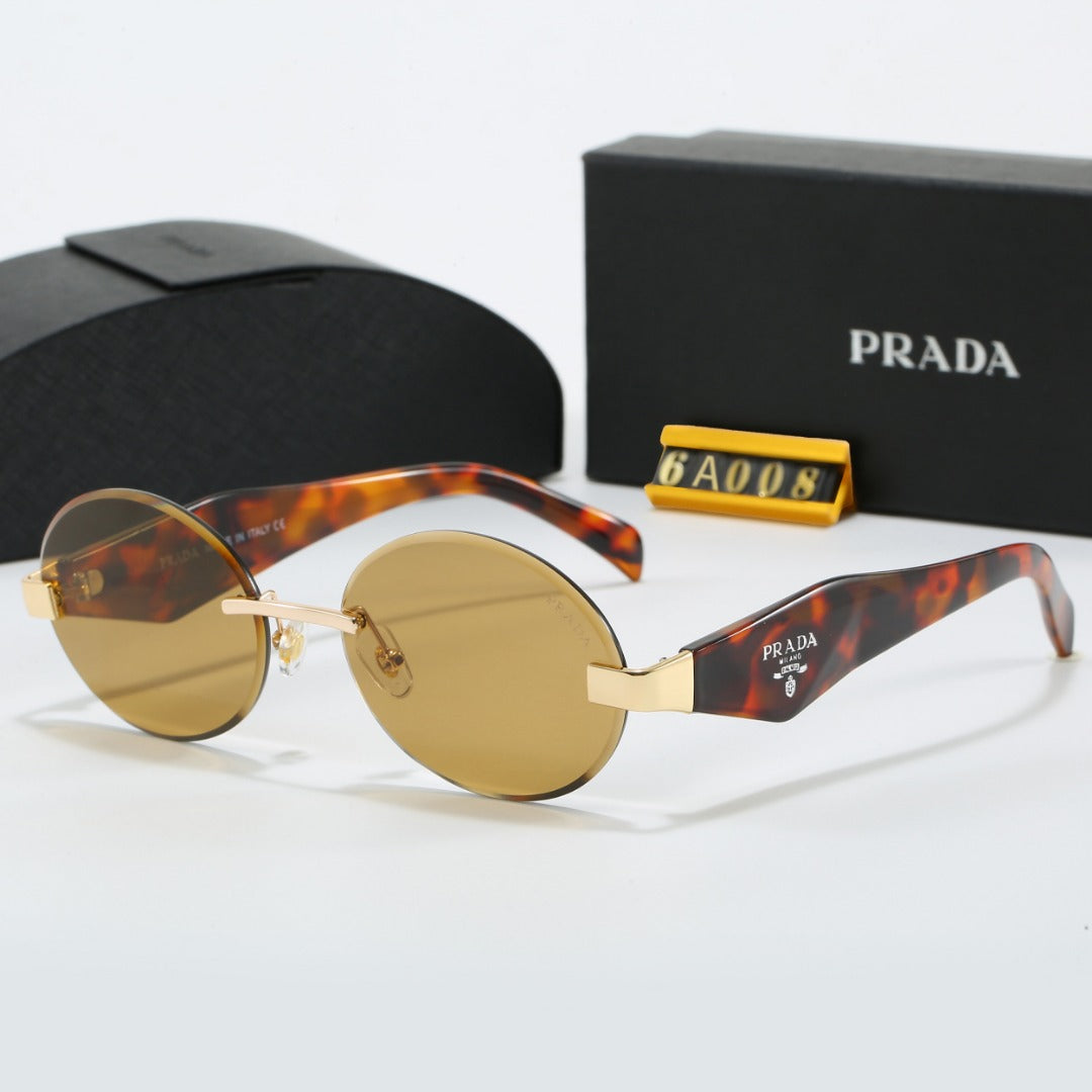 Hot sale metal frameless prism sunglasses 6A008