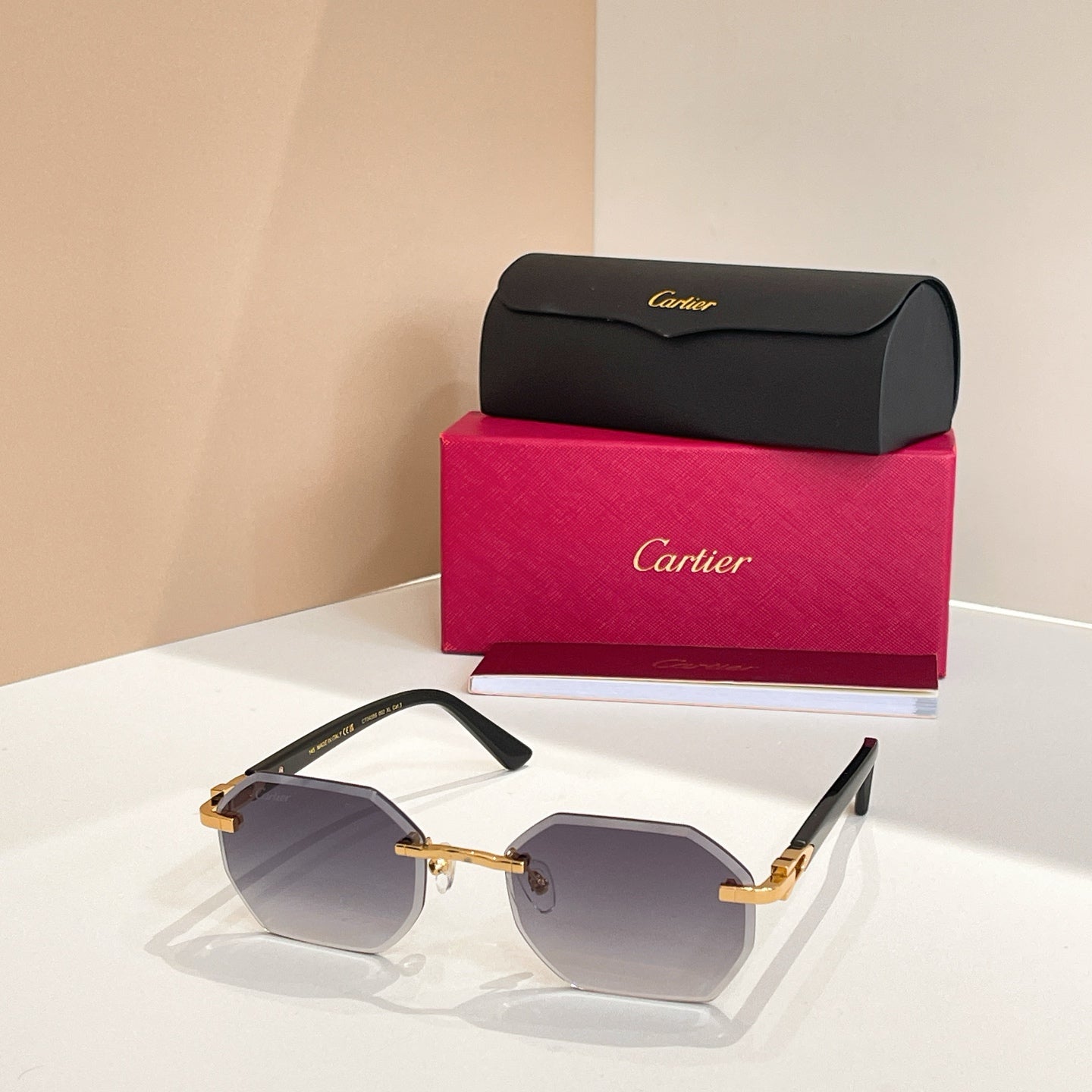 15 colors New hot HD lenses Frameless Sunglasses 0439S
