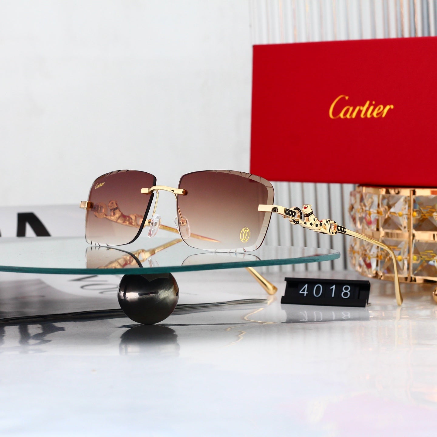 Fashion hot 6 color sunglasses 4018