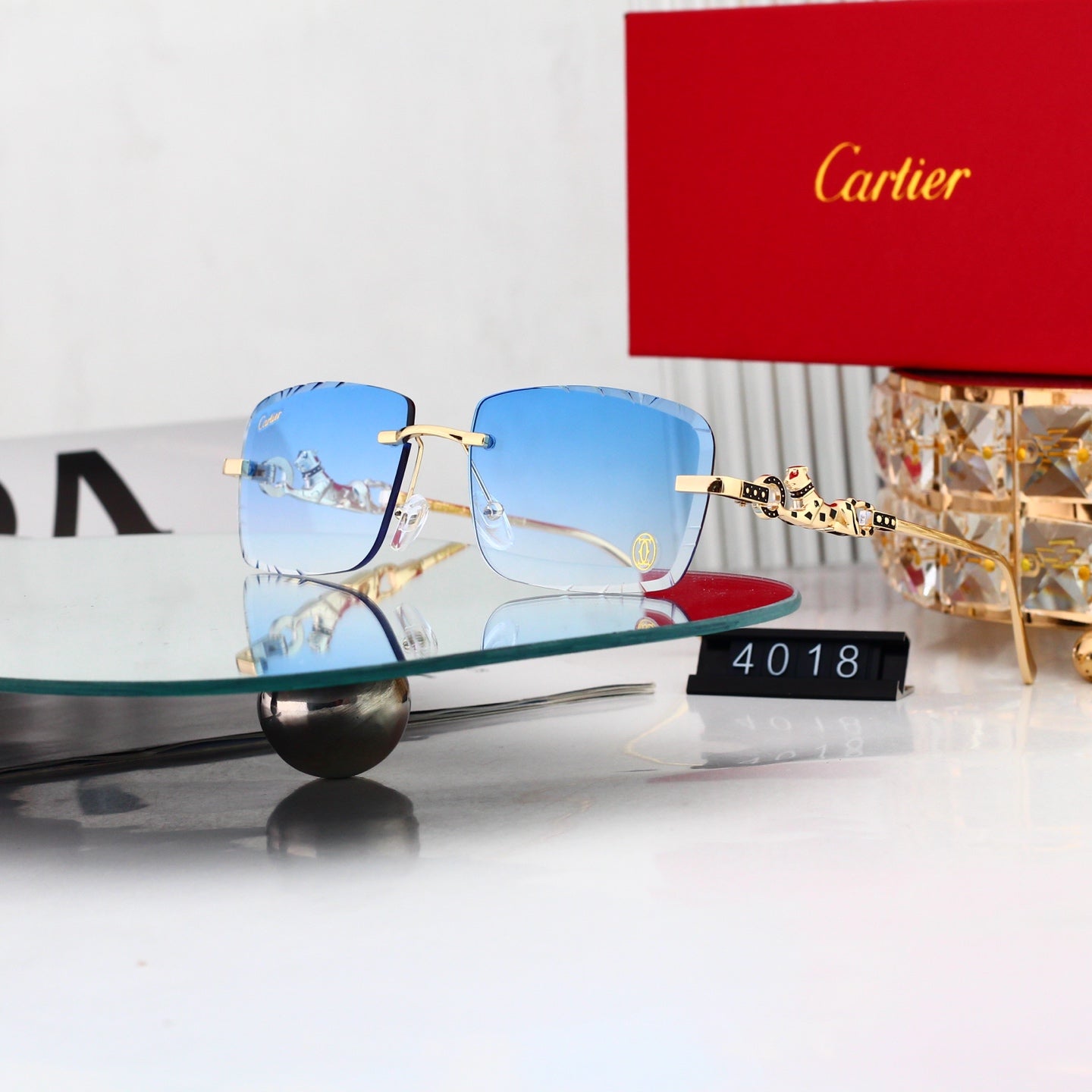 Fashion hot 6 color sunglasses 4018
