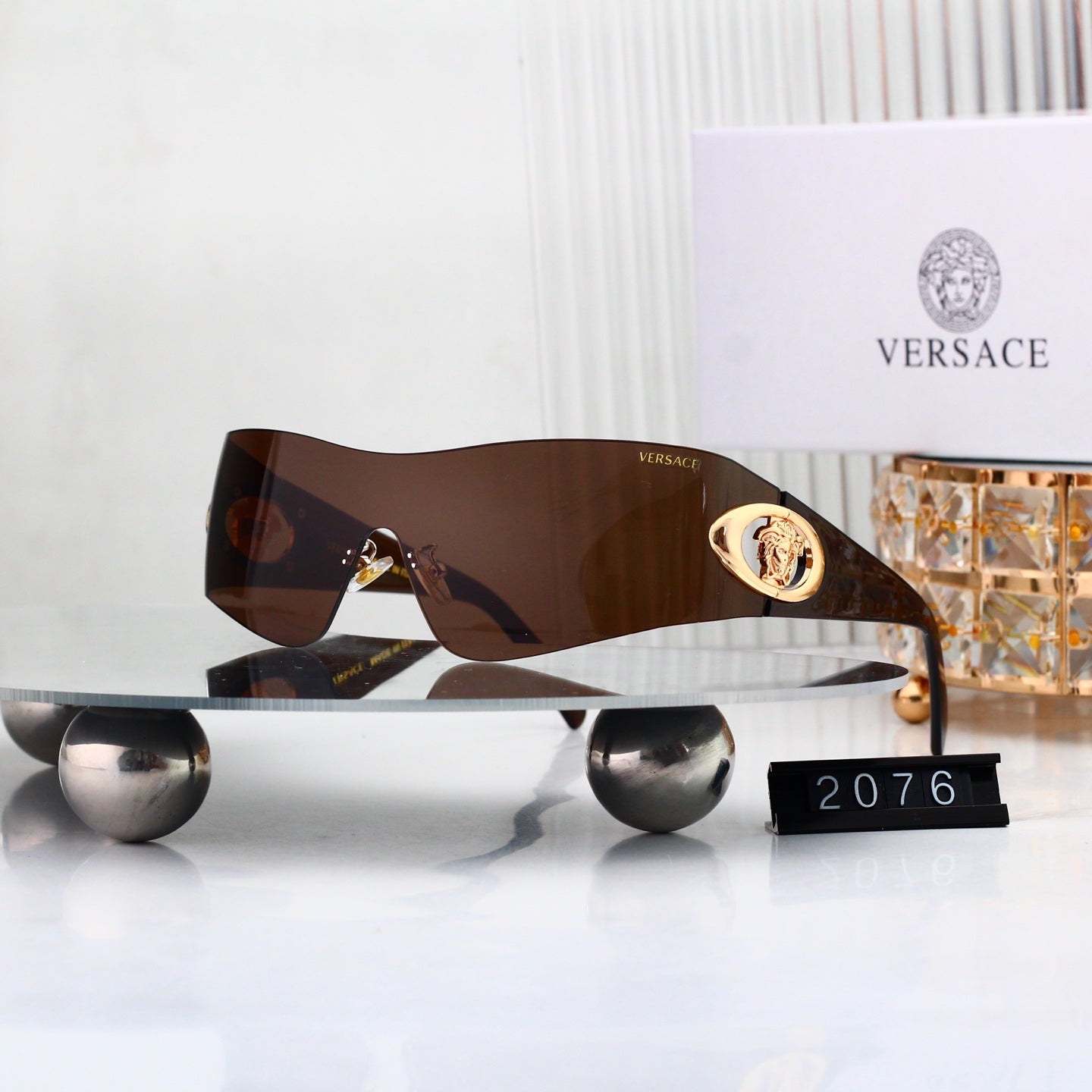 8 colors New hot HD lenses Frameless Sunglasses 25127