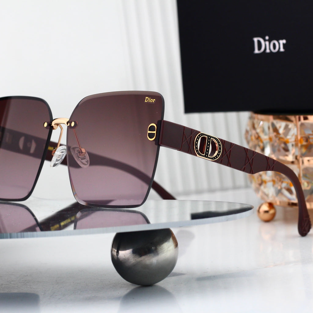 6 colors New hot HD lenses No borders design sunglasses 6504