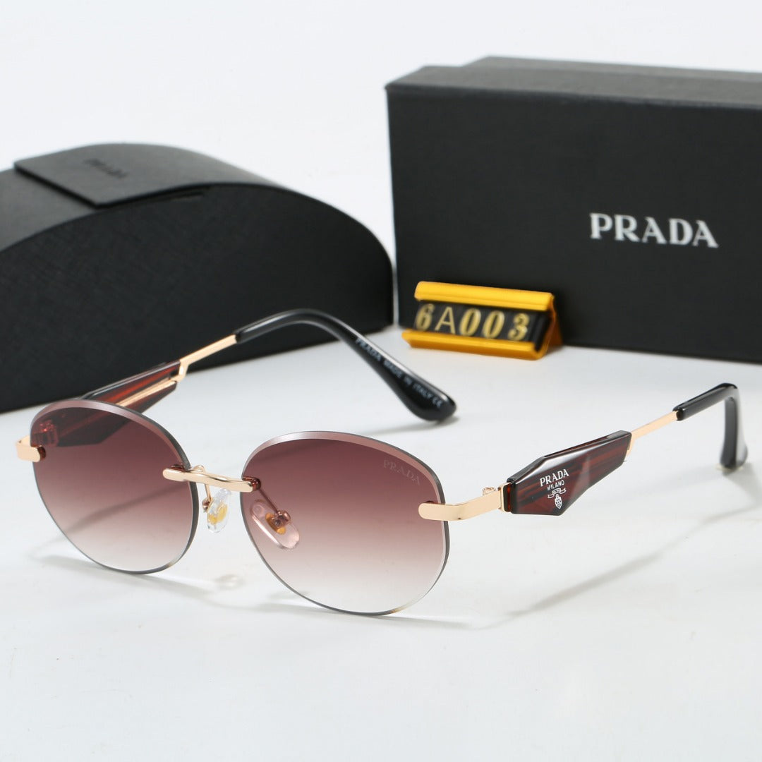 Hot sale metal frameless prism sunglasses 6A003