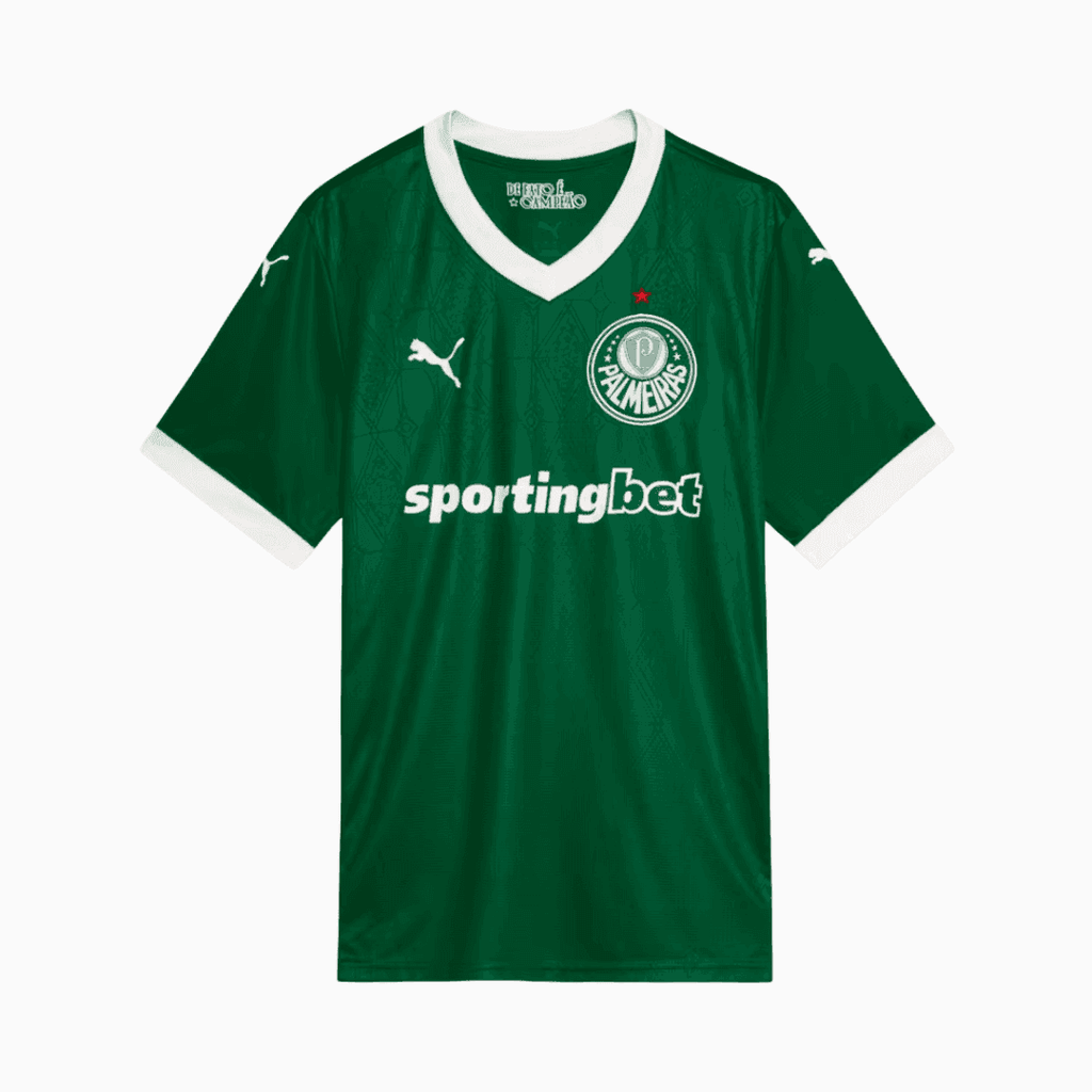 Camisa Puma Palmeiras 2025/26 I - Estevão N° 41