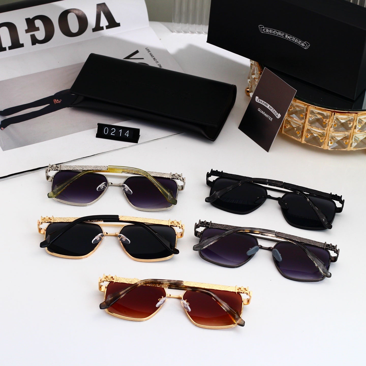 Fashion 5 Color Sunglasses 0214