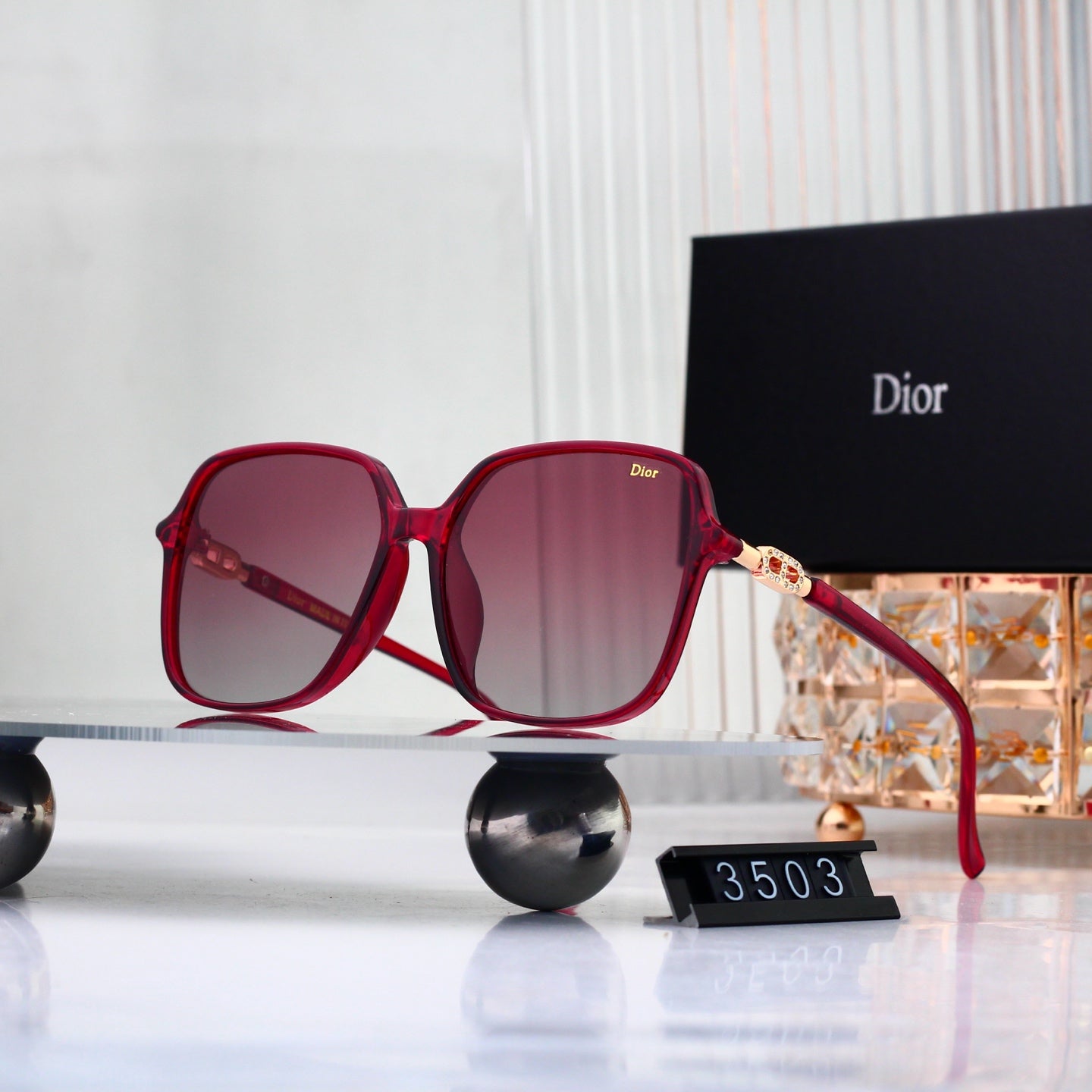 5 colors New hot HD lenses Full frame design sunglasses 3553
