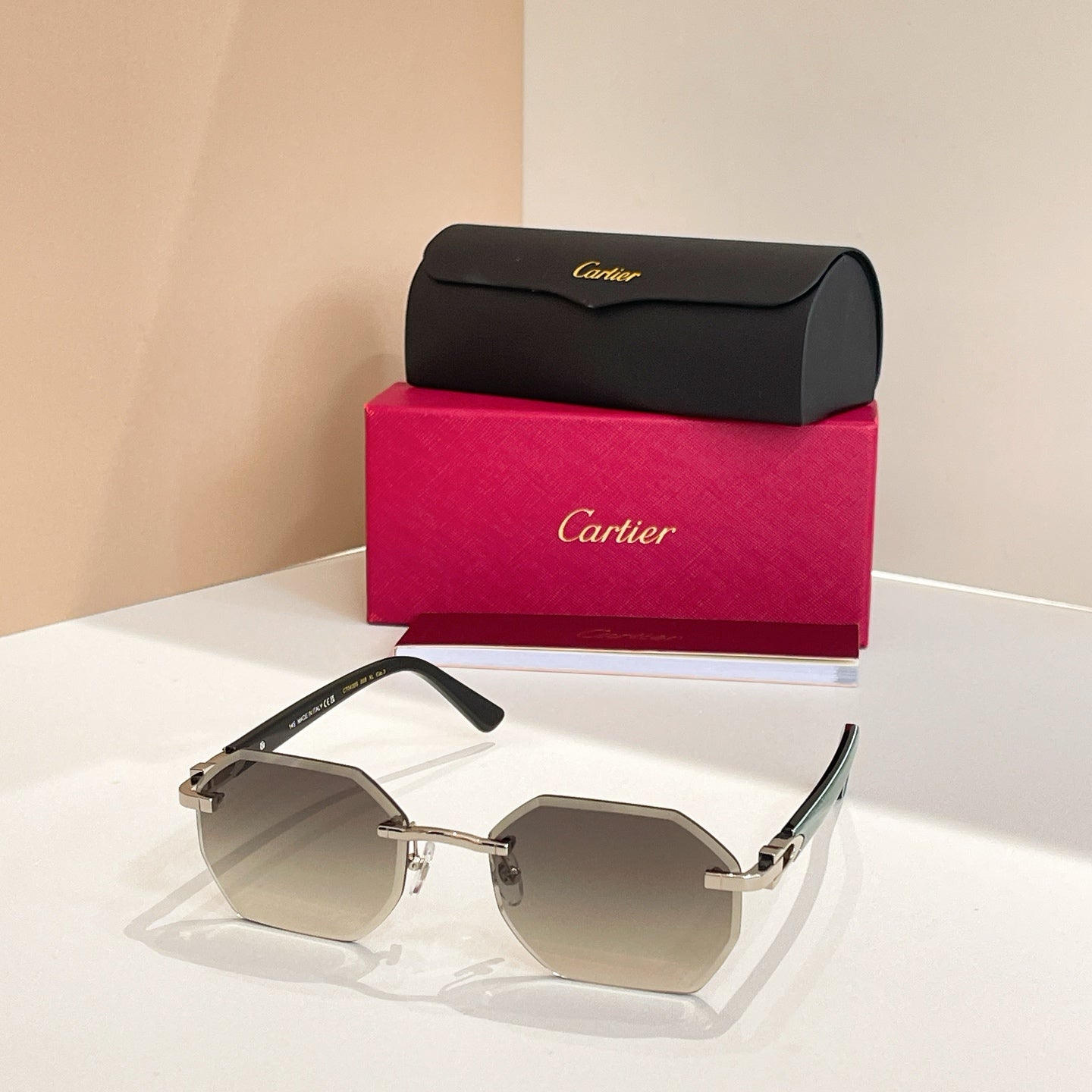 15 colors New hot HD lenses Frameless Sunglasses 0439S