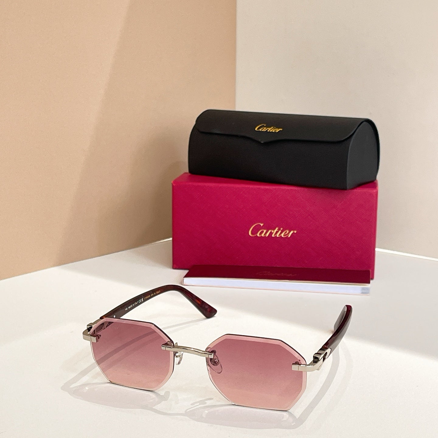 15 colors New hot HD lenses Frameless Sunglasses 0439S