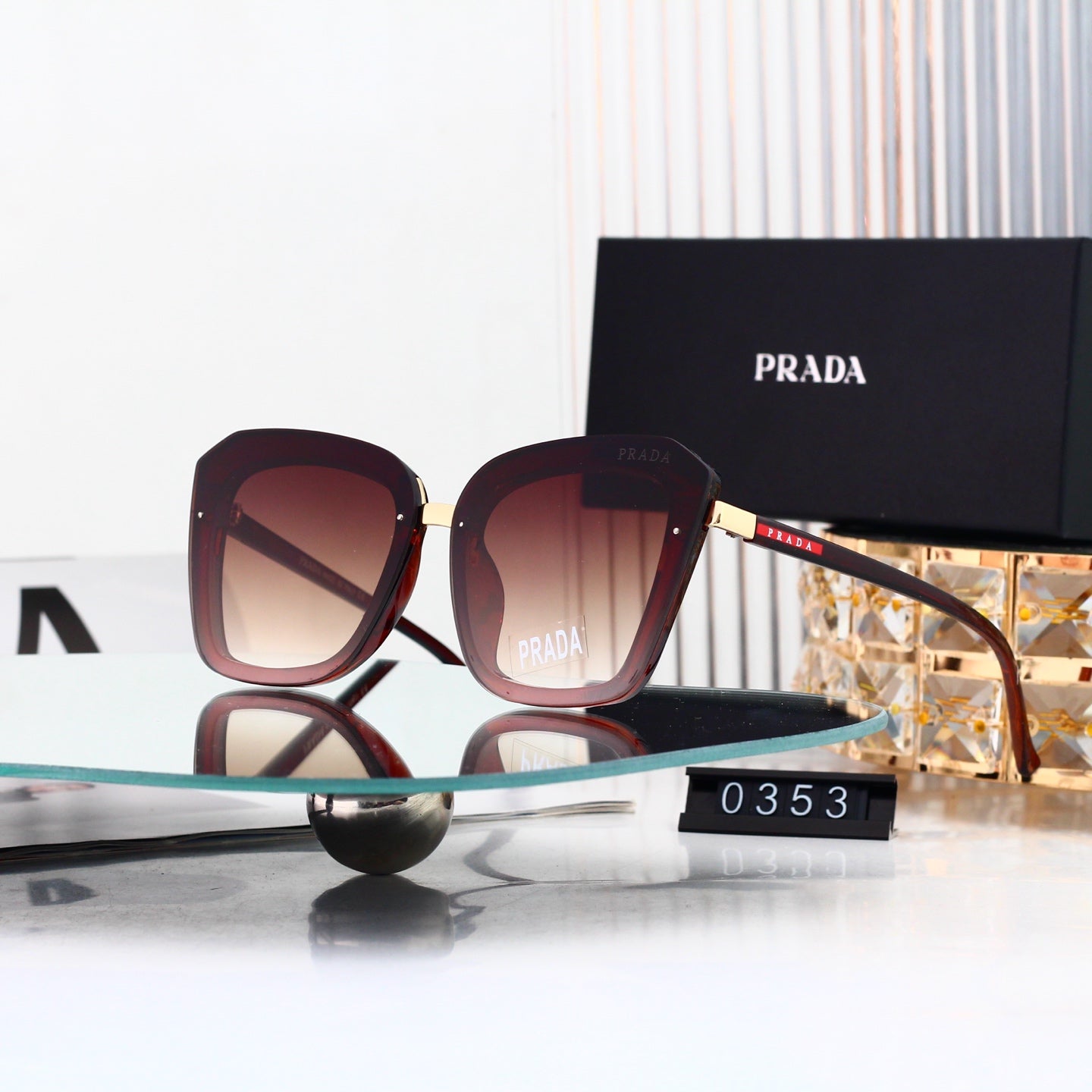 Fashion hot 6 color sunglasses 0335