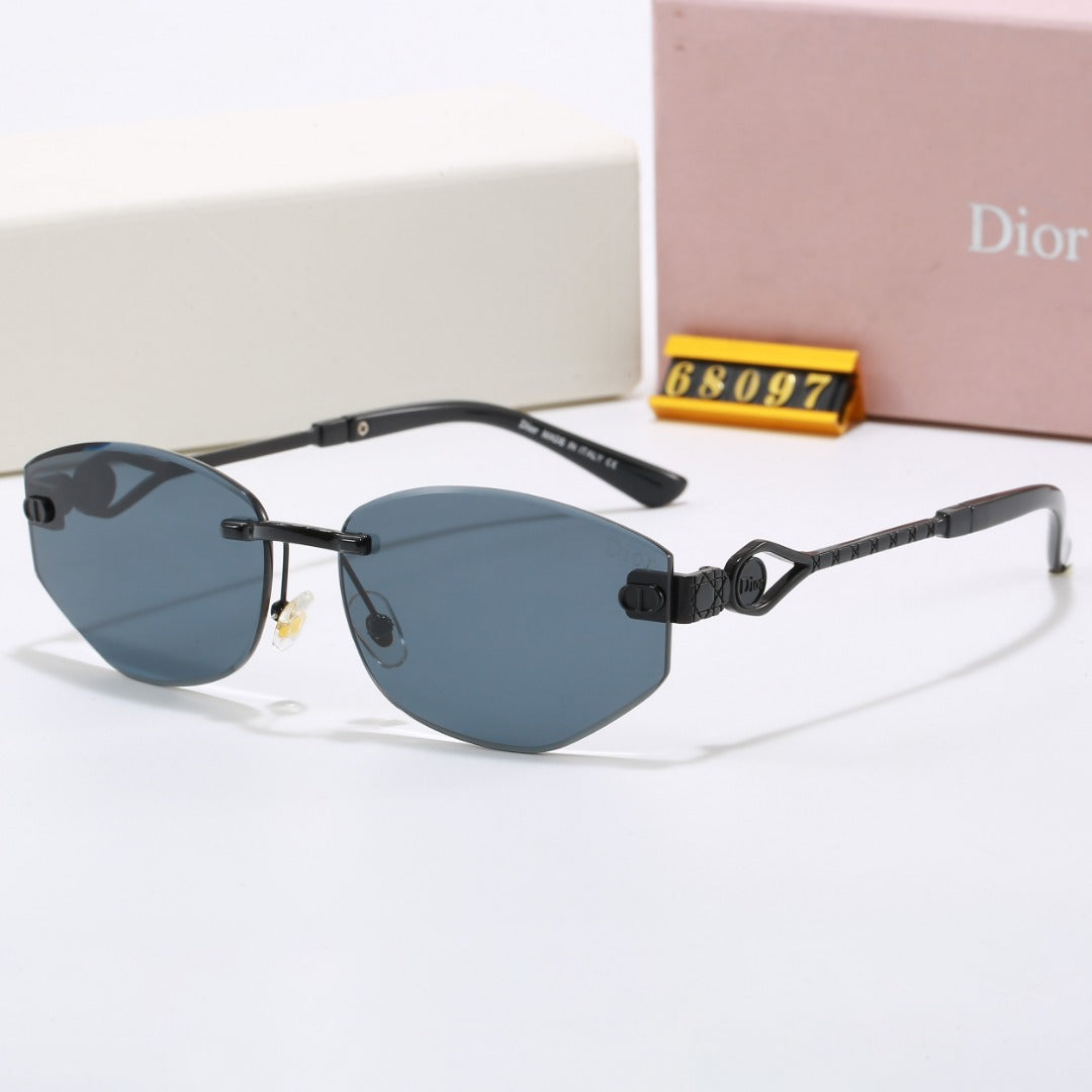 4 colors New hot HD lenses frameless design sunglasses 68097