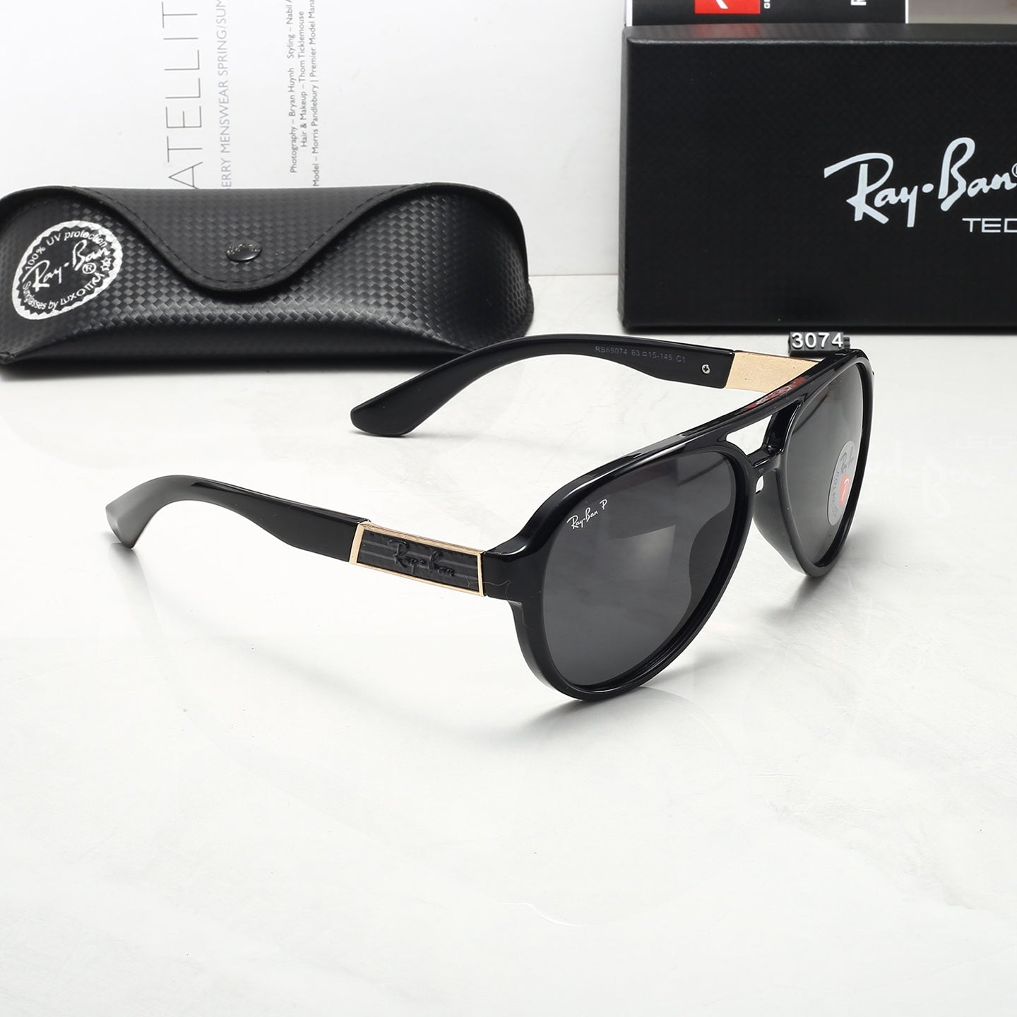 5 colors new hot full flarm sunglasses 3074
