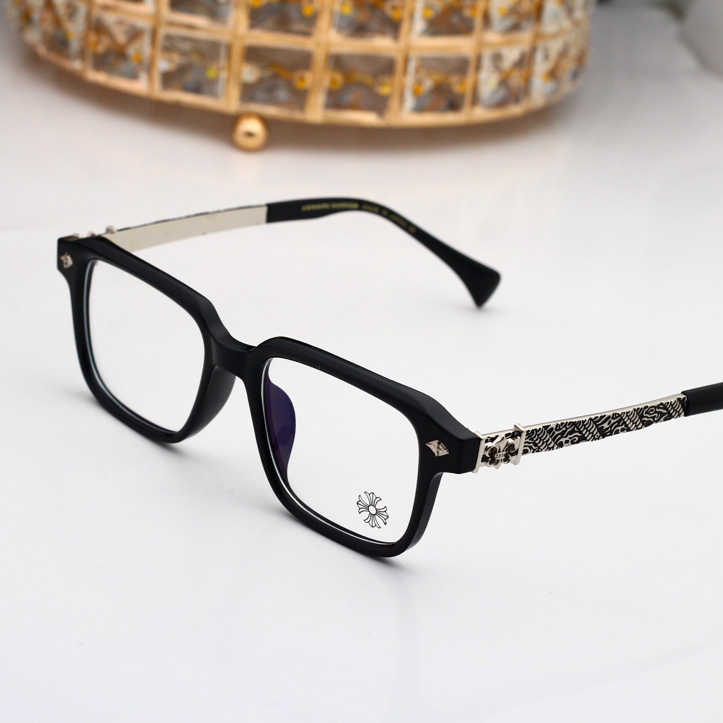 Fashion 4 Color Plain Glasses 0203