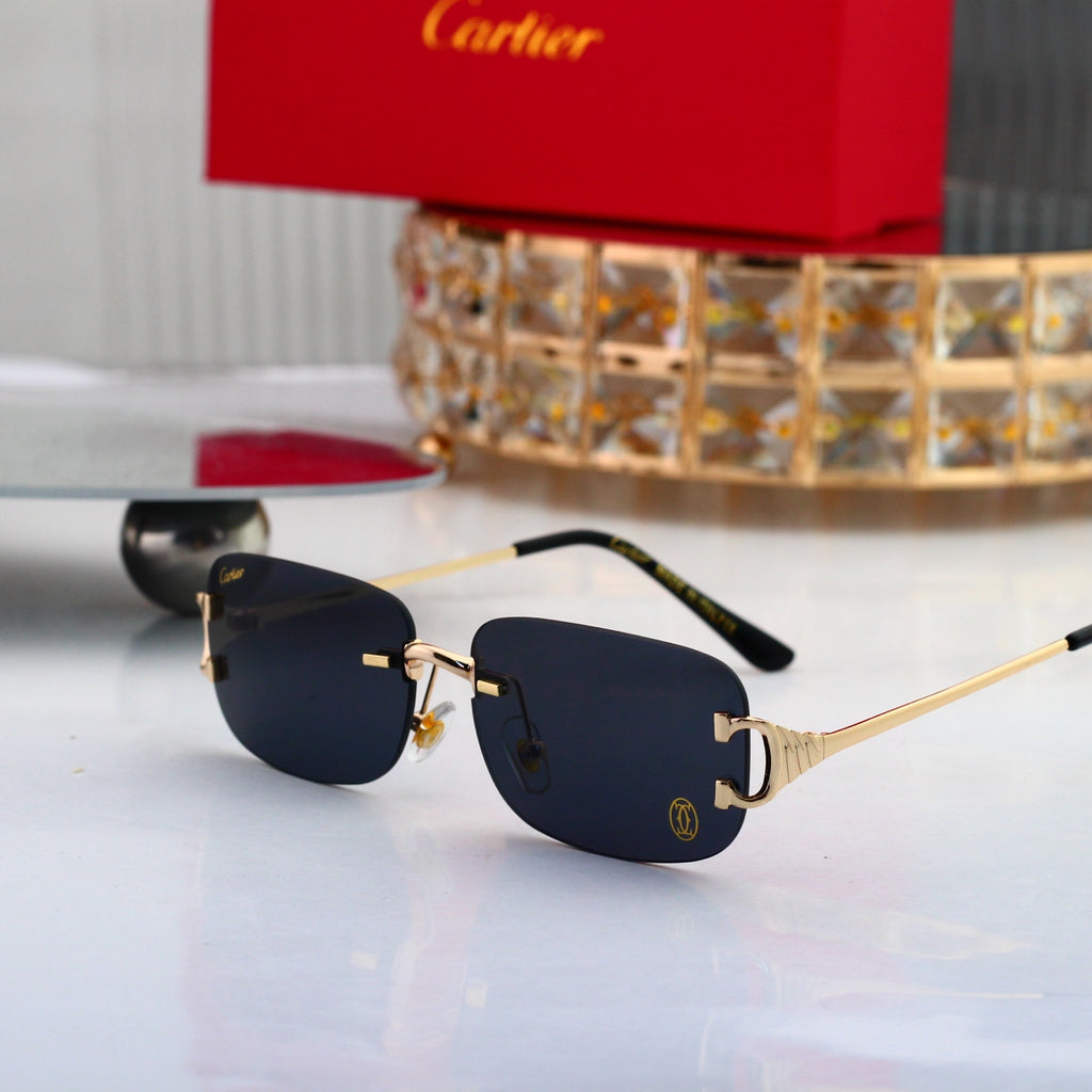 7 colors New hot HD lenses Frameless Sunglasses 4004