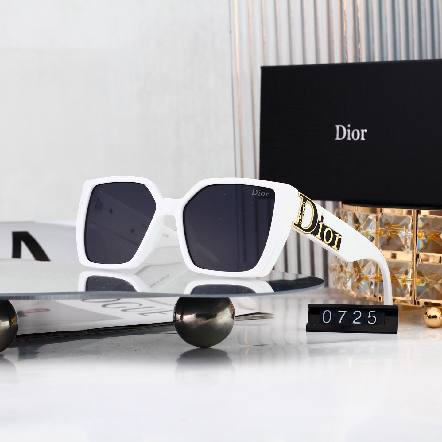 Fashion hot 7 color sunglasses 0725