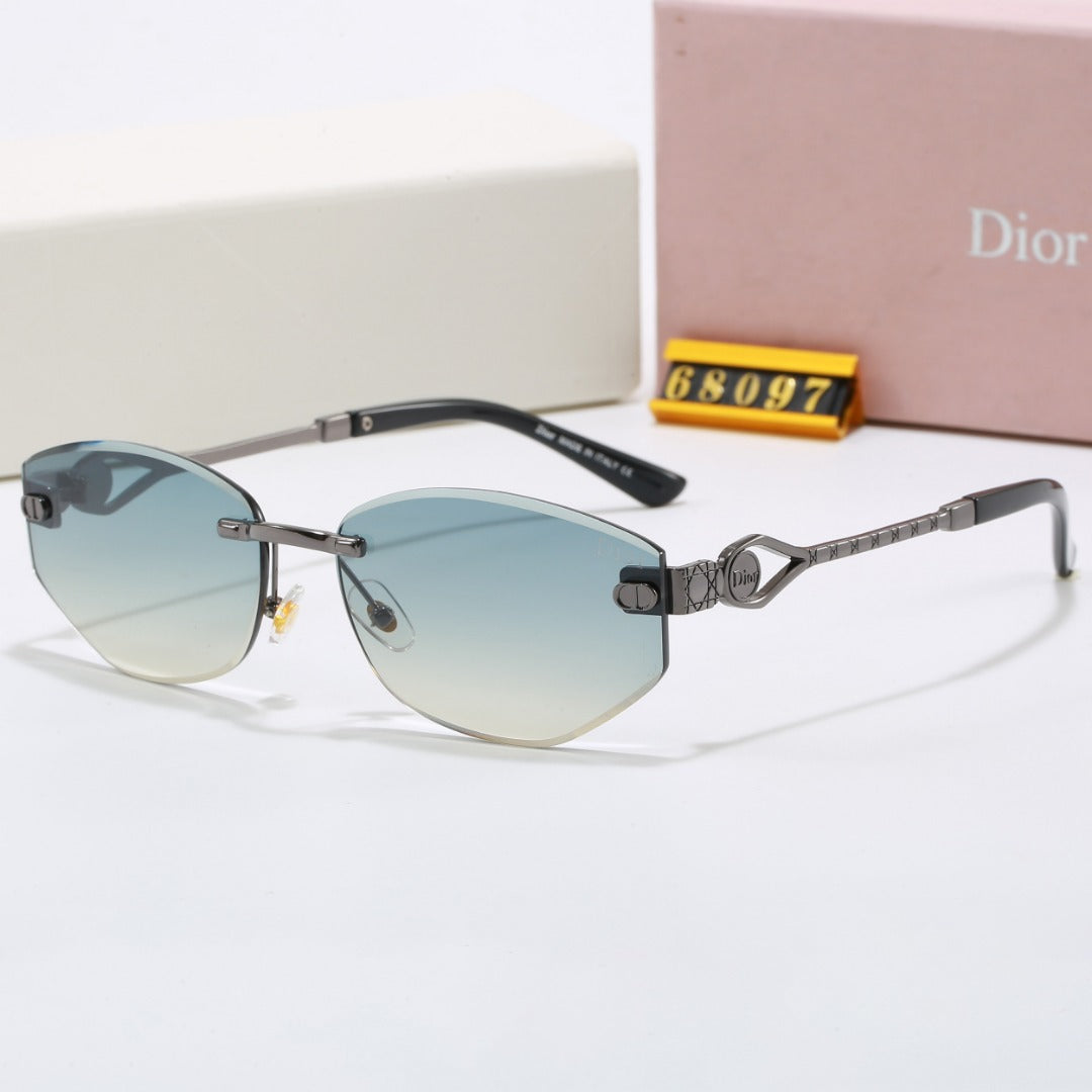 4 colors New hot HD lenses frameless design sunglasses 68097