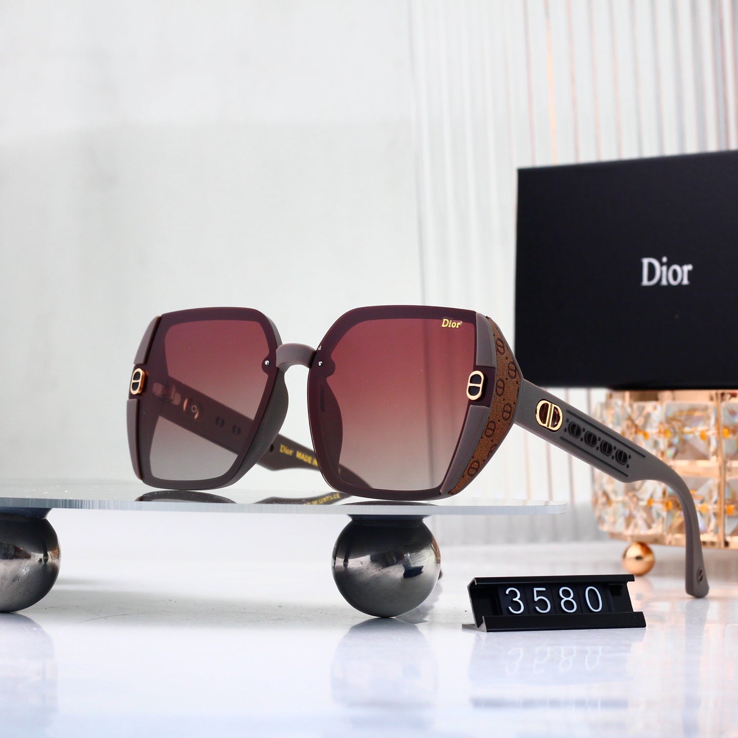 5 colors New hot HD lenses Full frame design sunglasses 3480