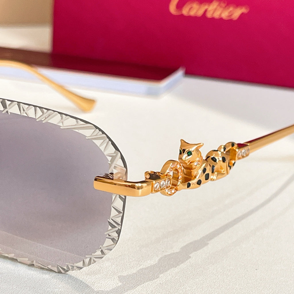 (High Version) 8 Colors New HD Photochromic Rimless Sunglasses 18220