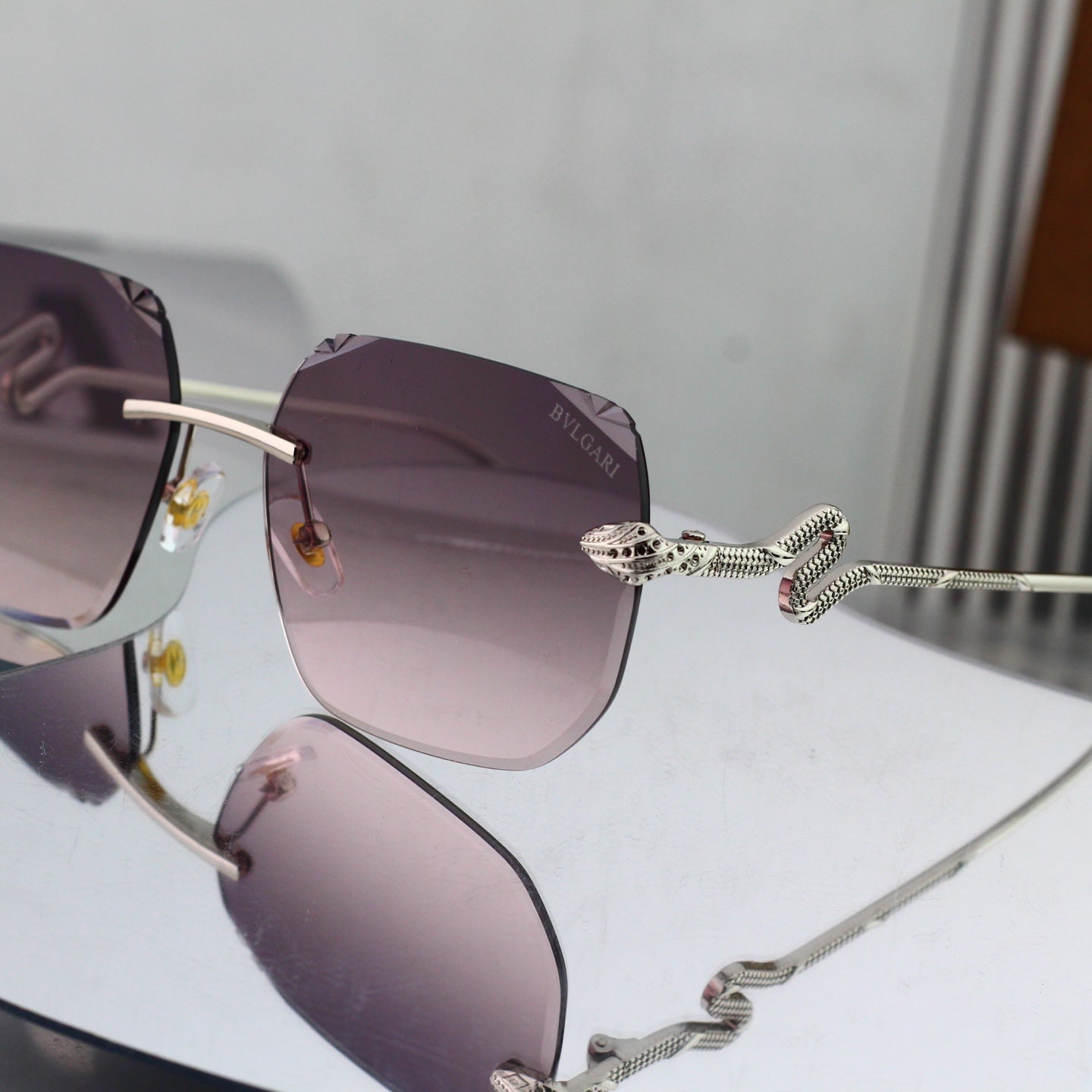 9 colors new popular rimless sunglasses B0729