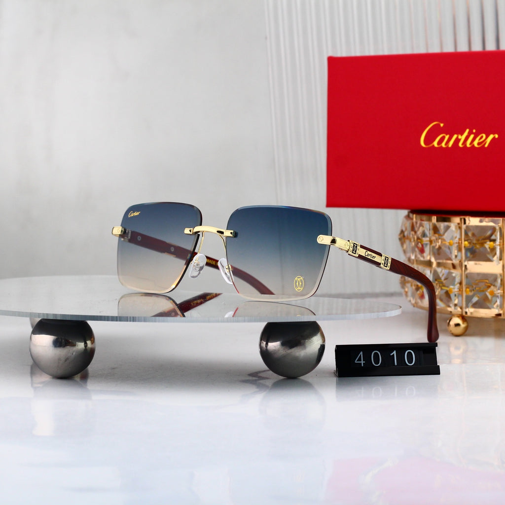 5 colors New hot HD lenses Frameless Sunglasses 4010