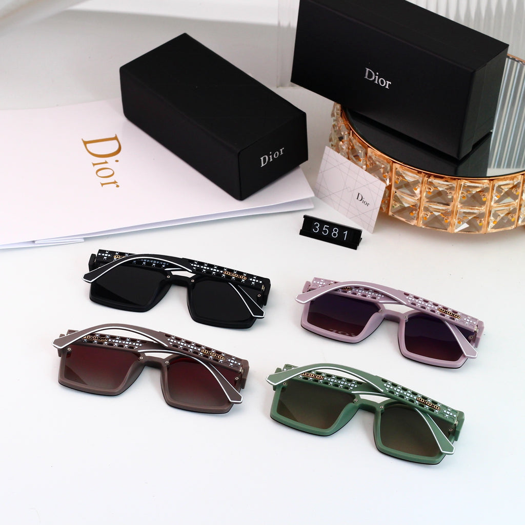 4 colors New hot HD lenses Full frame design sunglasses 3581