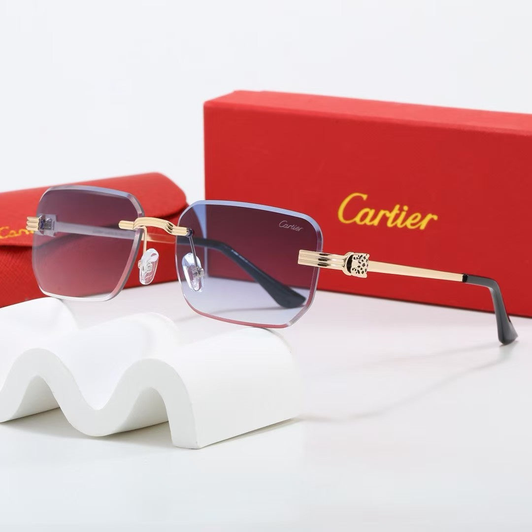 6 colors New hot HD lenses Frameless Sunglasses