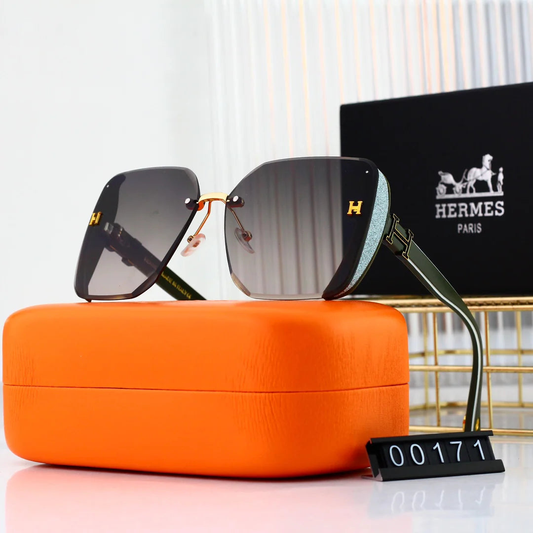 4 colors new popular frameless thin edge frosted sunglasses 00171