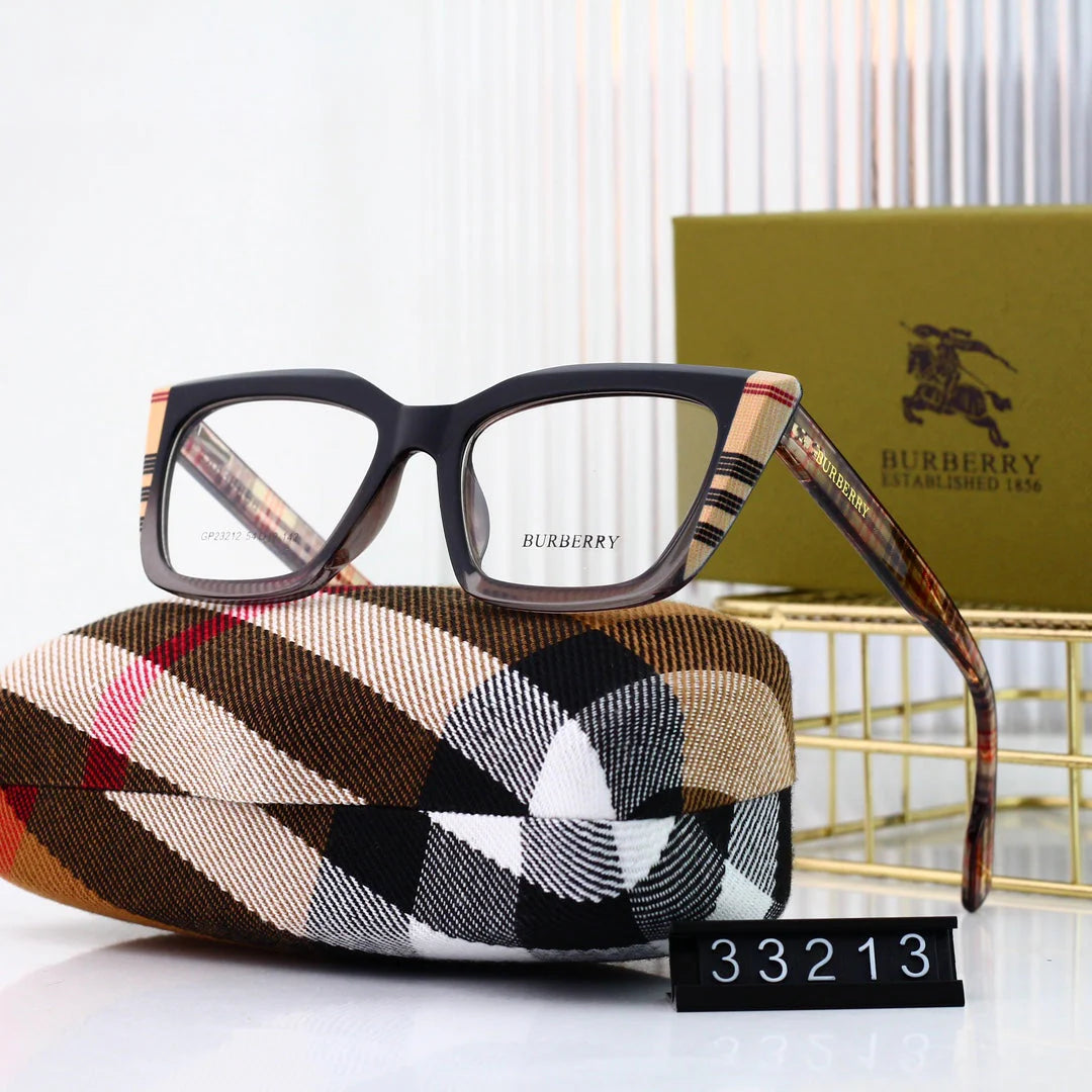 6 Color Classic Vintage Checkered Glasses B33213