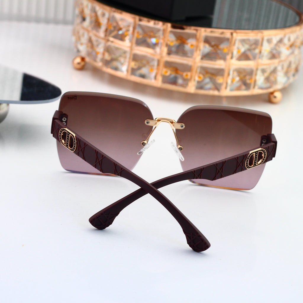 6 colors New hot HD lenses No borders design sunglasses 6504
