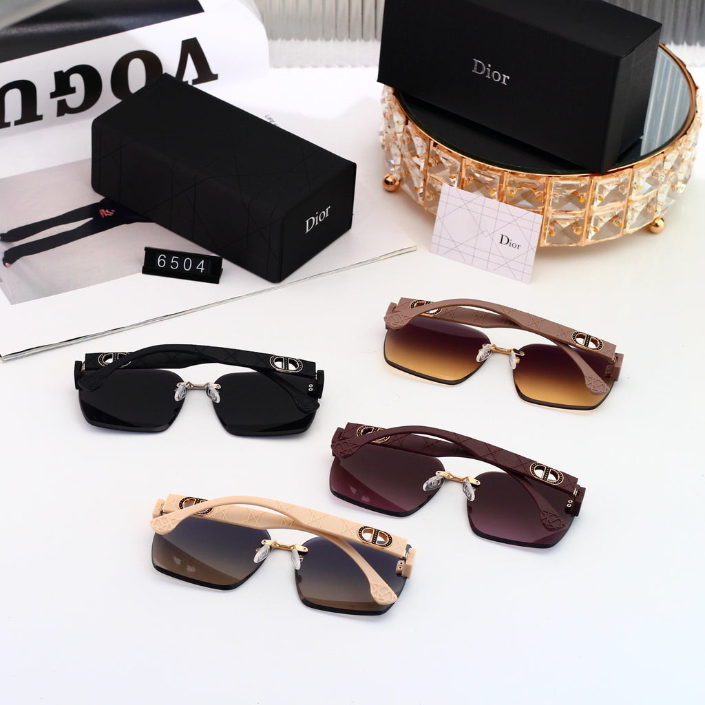 6 colors New hot HD lenses No borders design sunglasses 6504