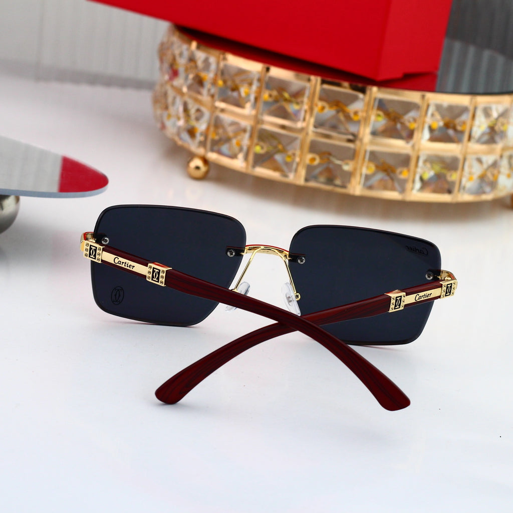 5 colors New hot HD lenses Frameless Sunglasses 4010