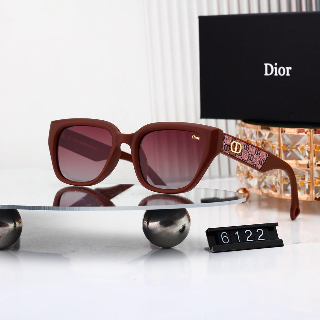 5 colors New hot HD lenses Full frame design sunglasses 6122