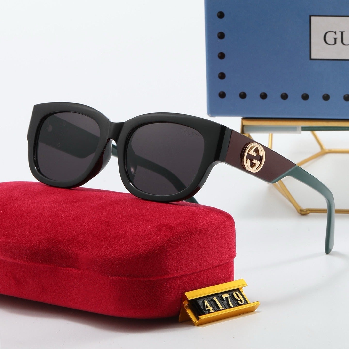 4 colors new hot full flarm sunglasses 4179