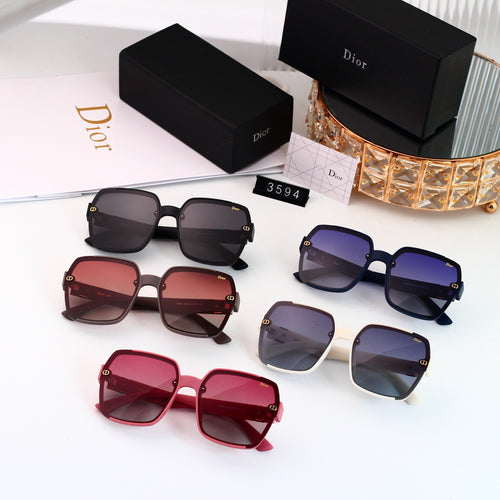 5 colors New hot HD lenses Full frame design sunglasses 3594