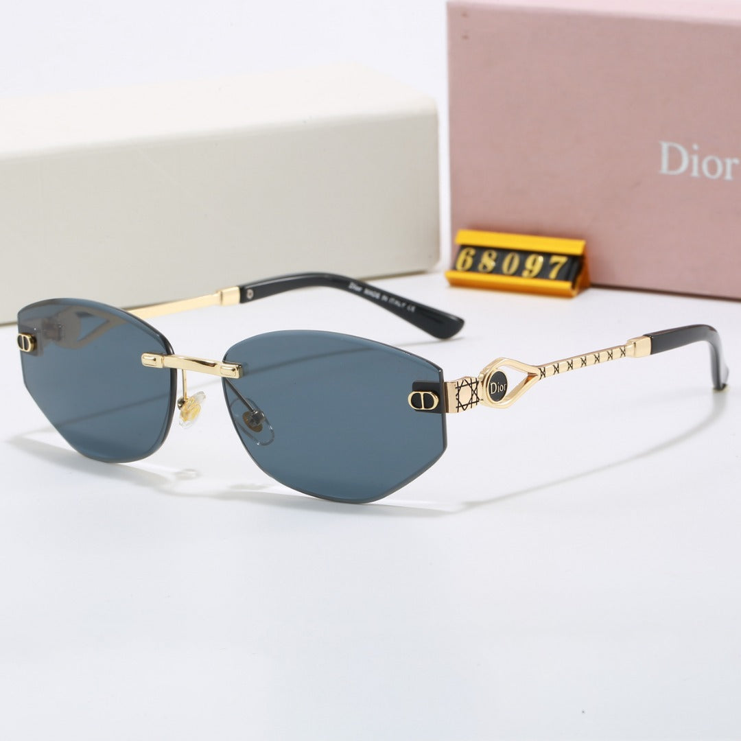 4 colors New hot HD lenses frameless design sunglasses 68097