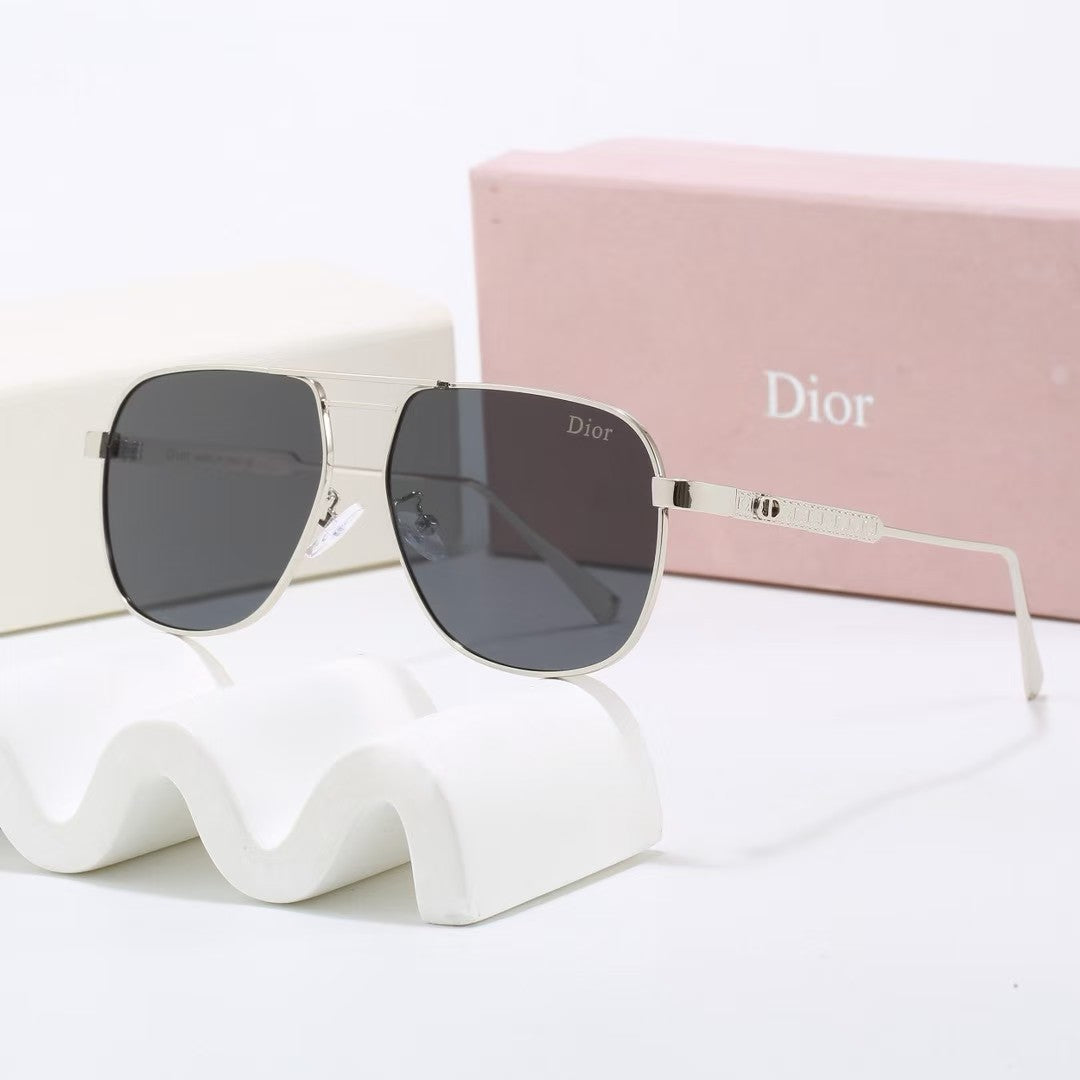 5 colours High-definition lens metal full-frame sunglasses