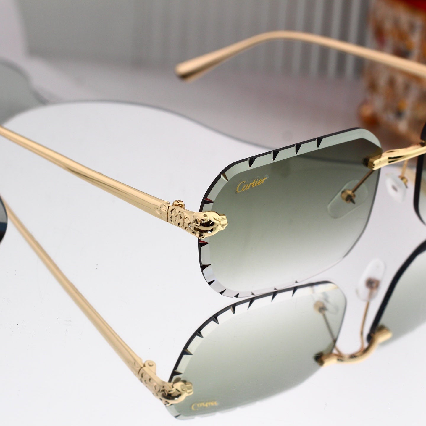 10 Colors New Hot HD Frameless Sunglasses 88034