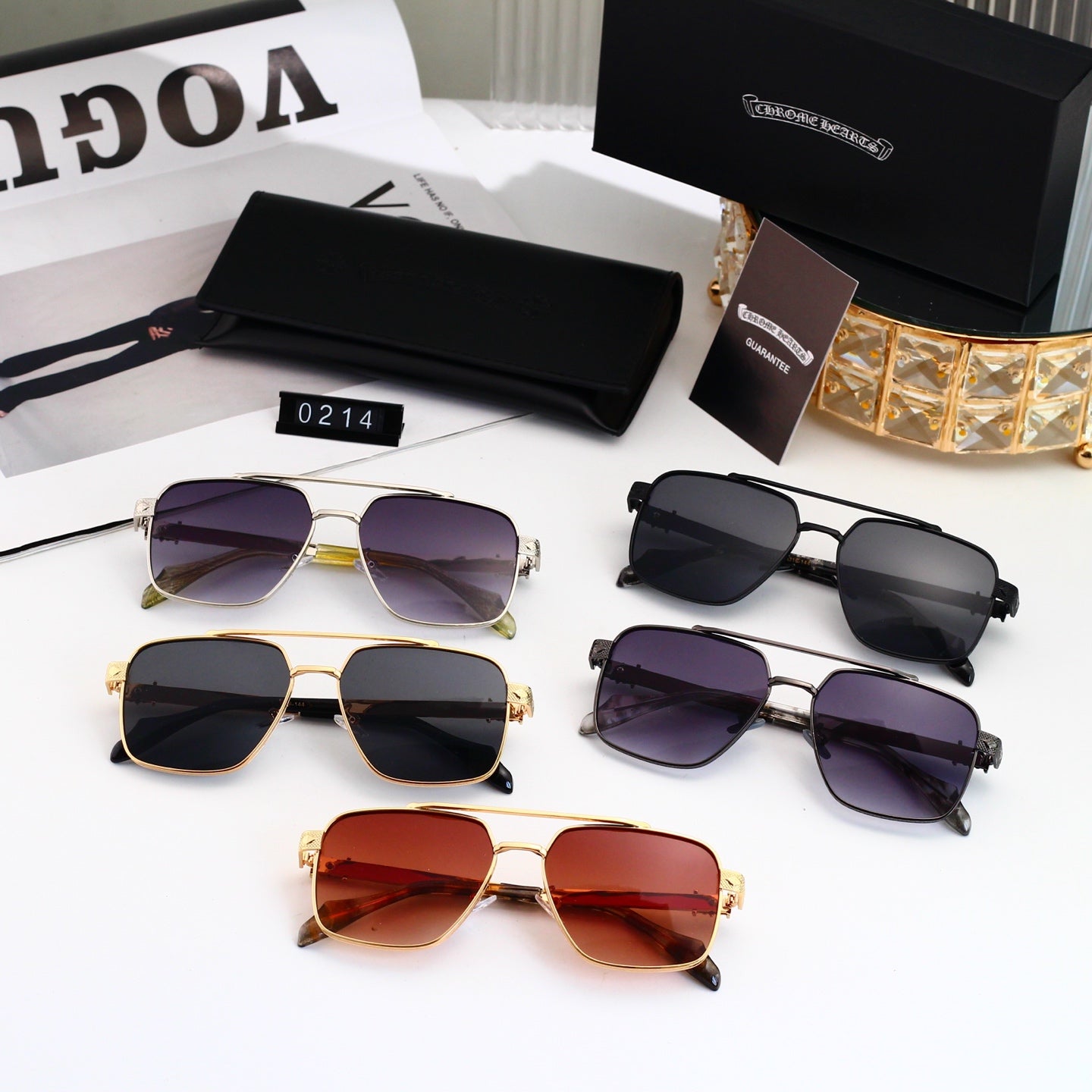 Fashion 5 Color Sunglasses 0214