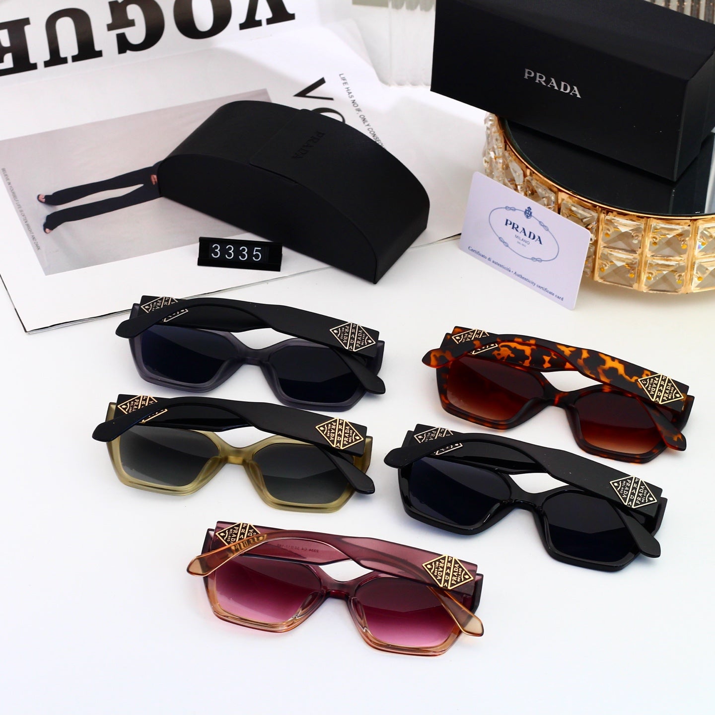 5 colors of fashionable and popular sunglasses 3335