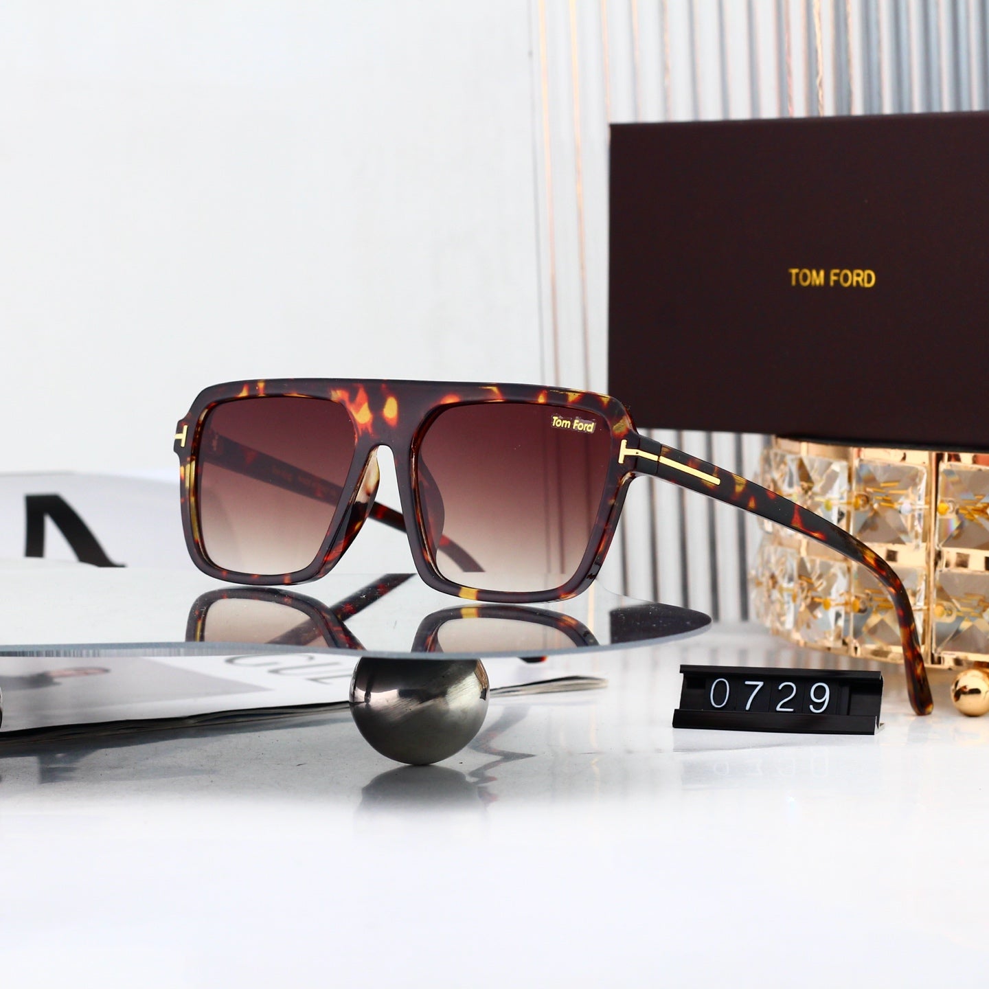 Fashion hot 9 color sunglasses 0729