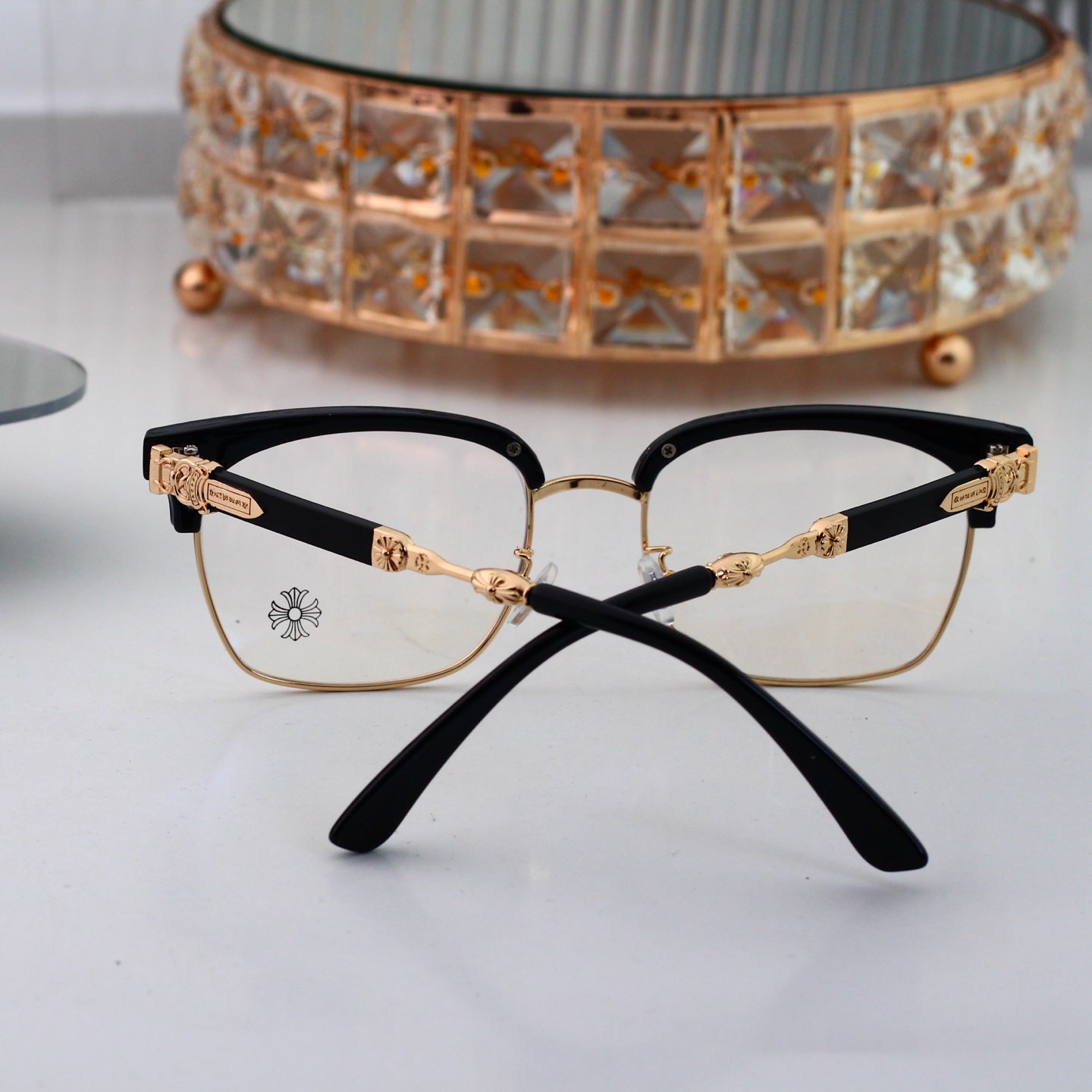 Fashion 4 Color Plain Glasses 3276