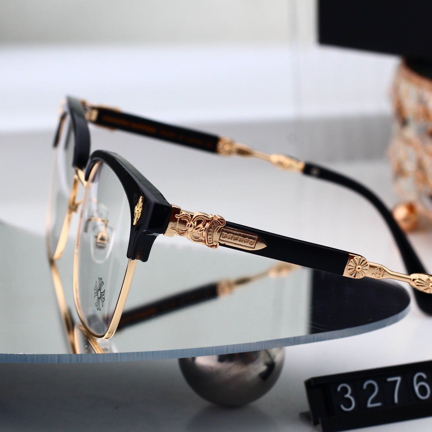 Fashion 4 Color Plain Glasses 3276