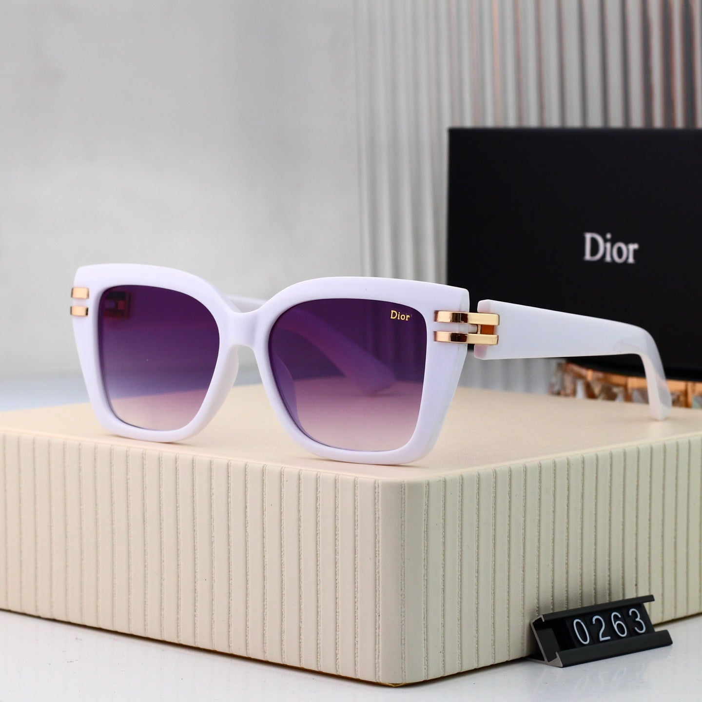 6 colors New hot HD lenses Full frame design sunglasses 0263P