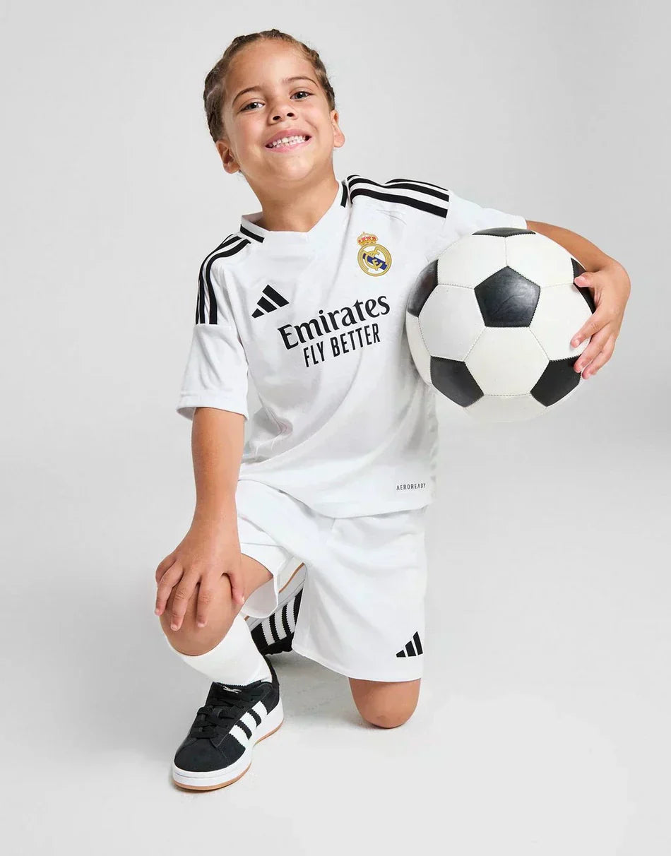 Kids Real Madrid Home Kit 2024/2025