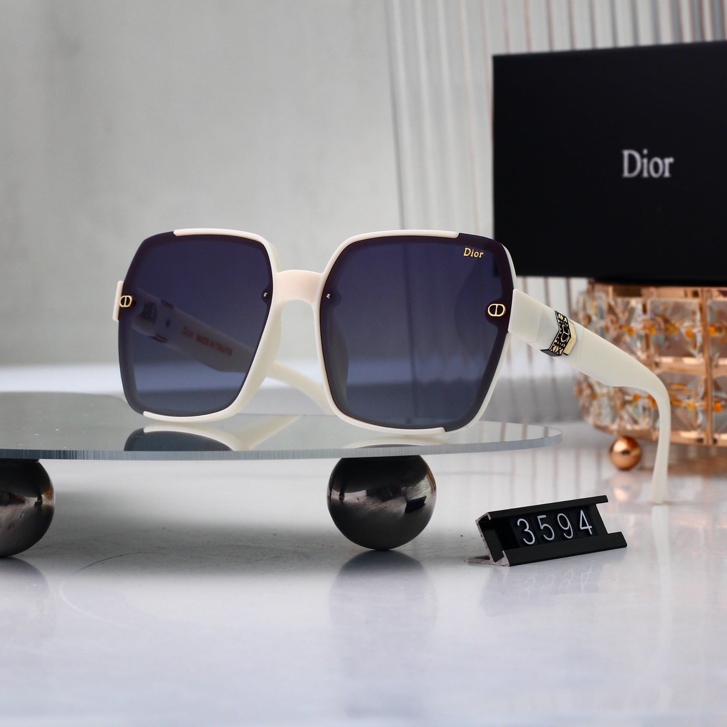 5 colors New hot HD lenses Full frame design sunglasses 3594